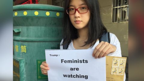 Chinese feminist Zheng Churan wrote an open letter to US President Donald Trump.