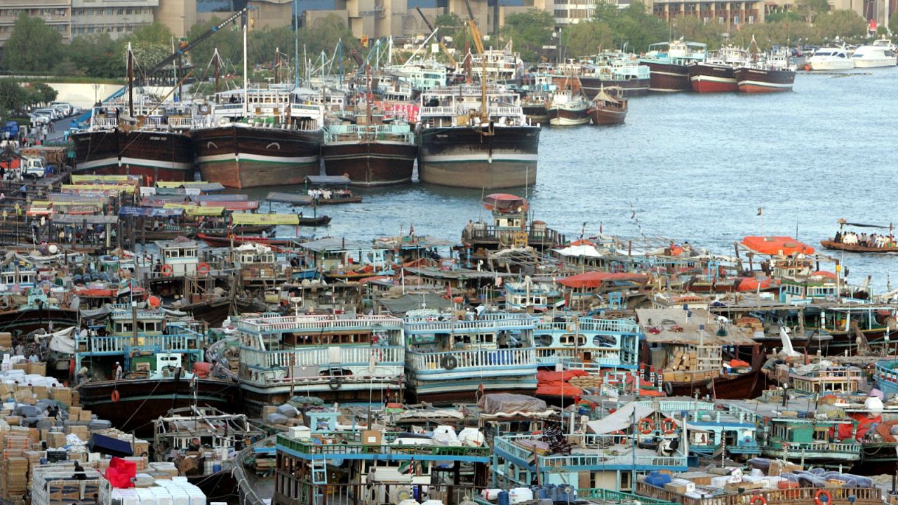 Thousands of dhows still navigate Dubai Creek and carry goods across the Gulf, although many are unable to compete with modern cargo vessels and are having to find alternative uses.