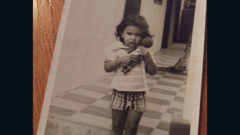 Berta Cáceres, pictured as a toddler in Honduras. Her nephew says she learned from a young age to care about less fortunate people.