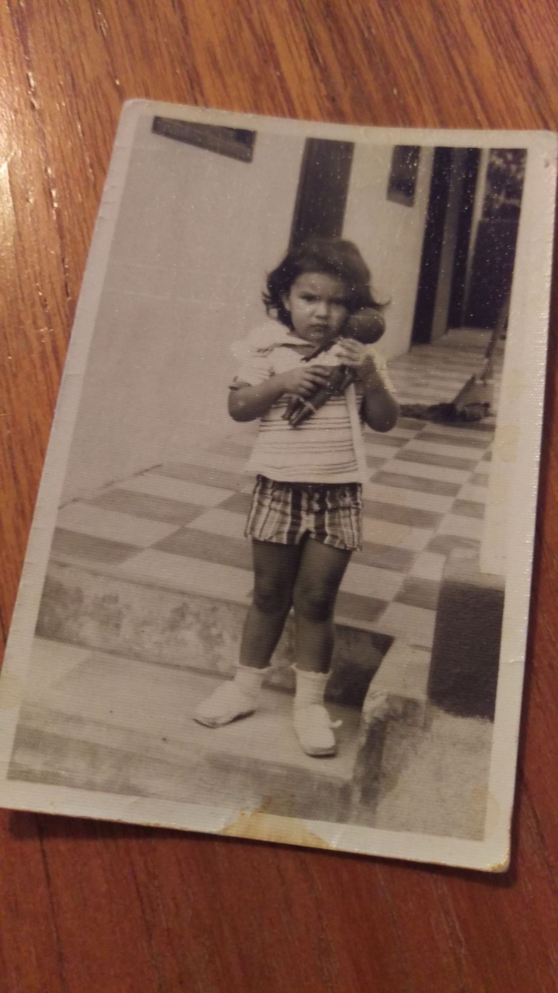 Berta Cáceres, pictured as a toddler in Honduras. Her nephew says she learned from a young age to care about less fortunate people. 