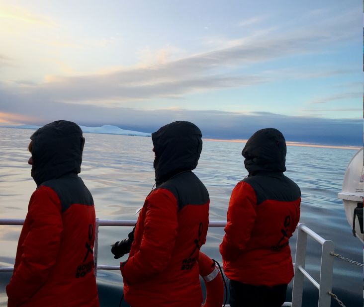 The 76 women on board were from all over the world with various backgrounds in science -- ranging in profession from marine ecologists to doctors, physicists and astronomers. 