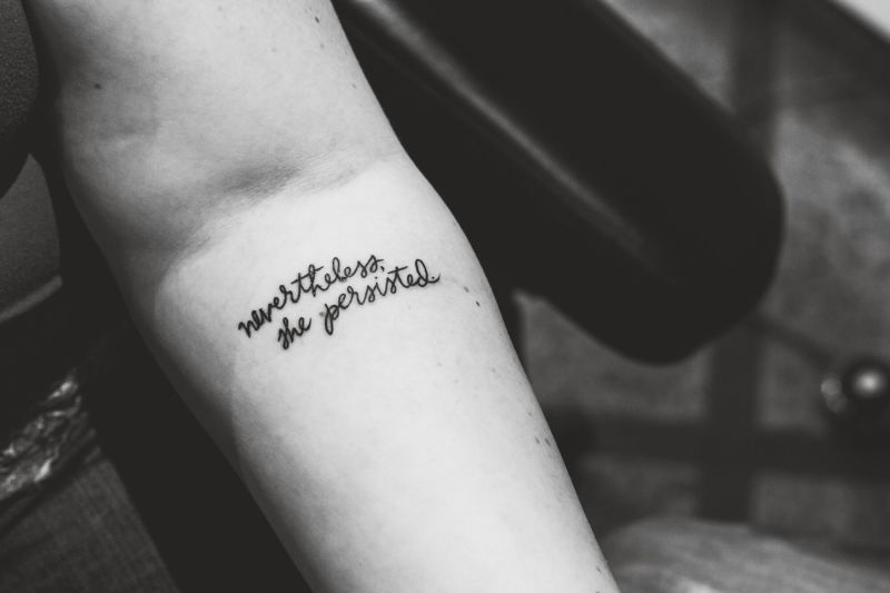 Women line up to get 'she persisted' tattoo | CNN Politics