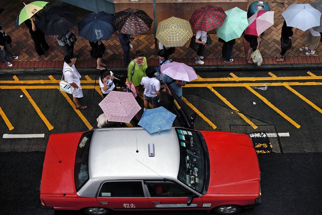 How many damp Hong Kongers can you fit inside a Toyota?
