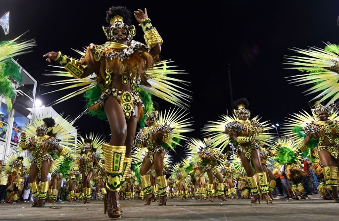 <strong>It's time for Carnival! </strong>The streets of Rio de Janeiro are packed for this year's Carnival celebrations. One of this pre-Lenten celebration's most famous events is the Samba Parade, with over 5,000 participants from around Brazil.