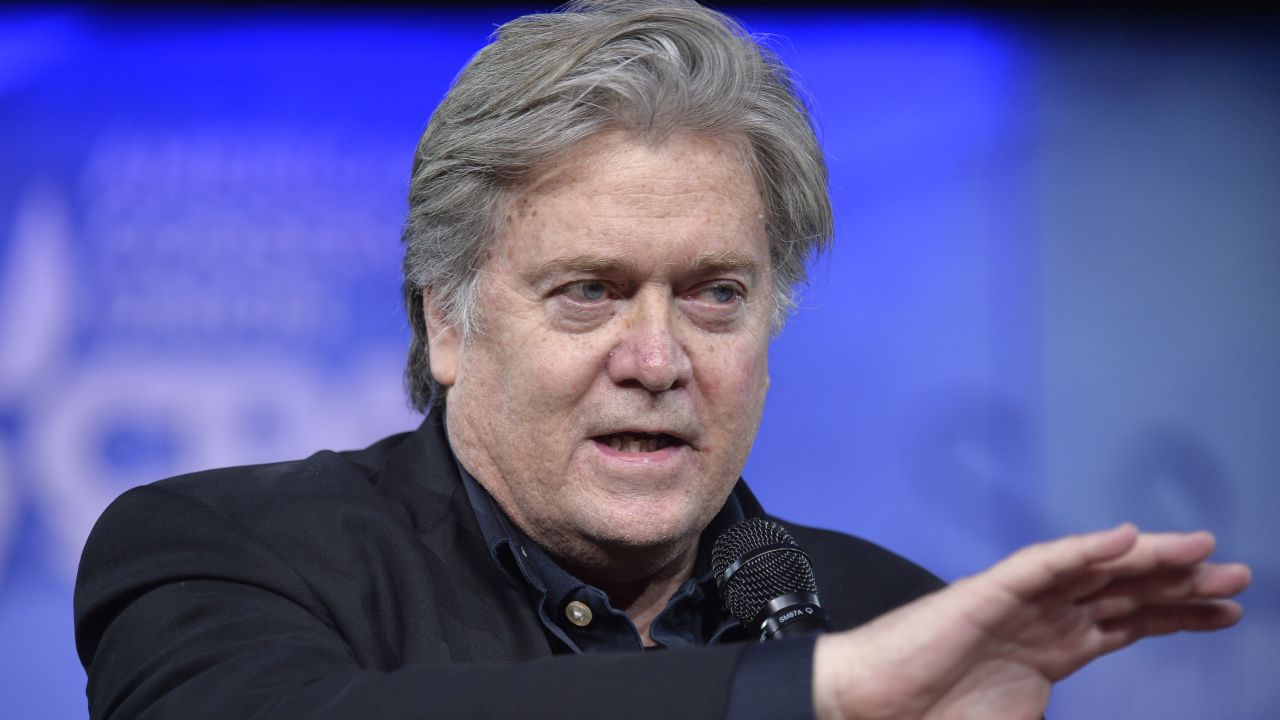 White House chief strategist Steve Bannon.