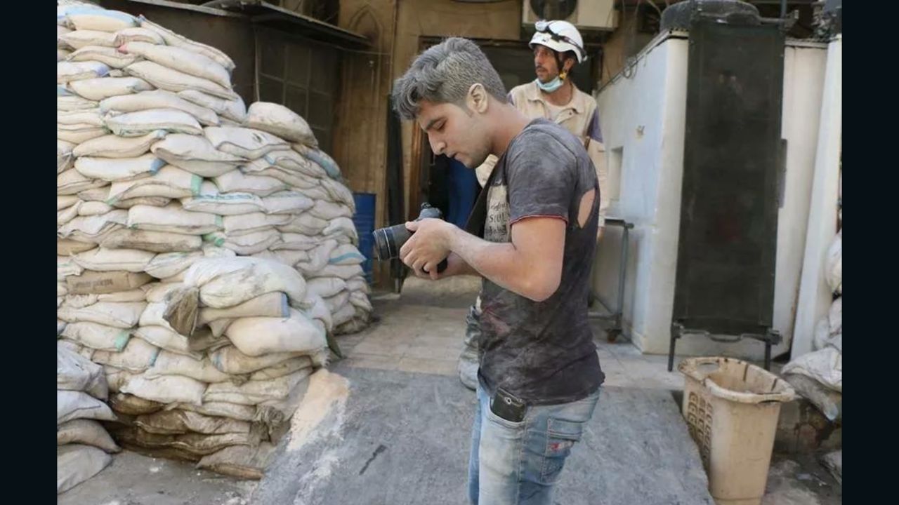 Khaled Khatib worked on the Oscar-winning documentary short "The White Helmets."