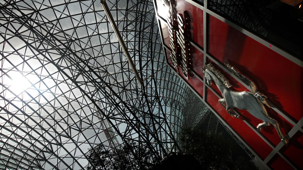 Ferrari World is one of the world's largest indoor theme parks.