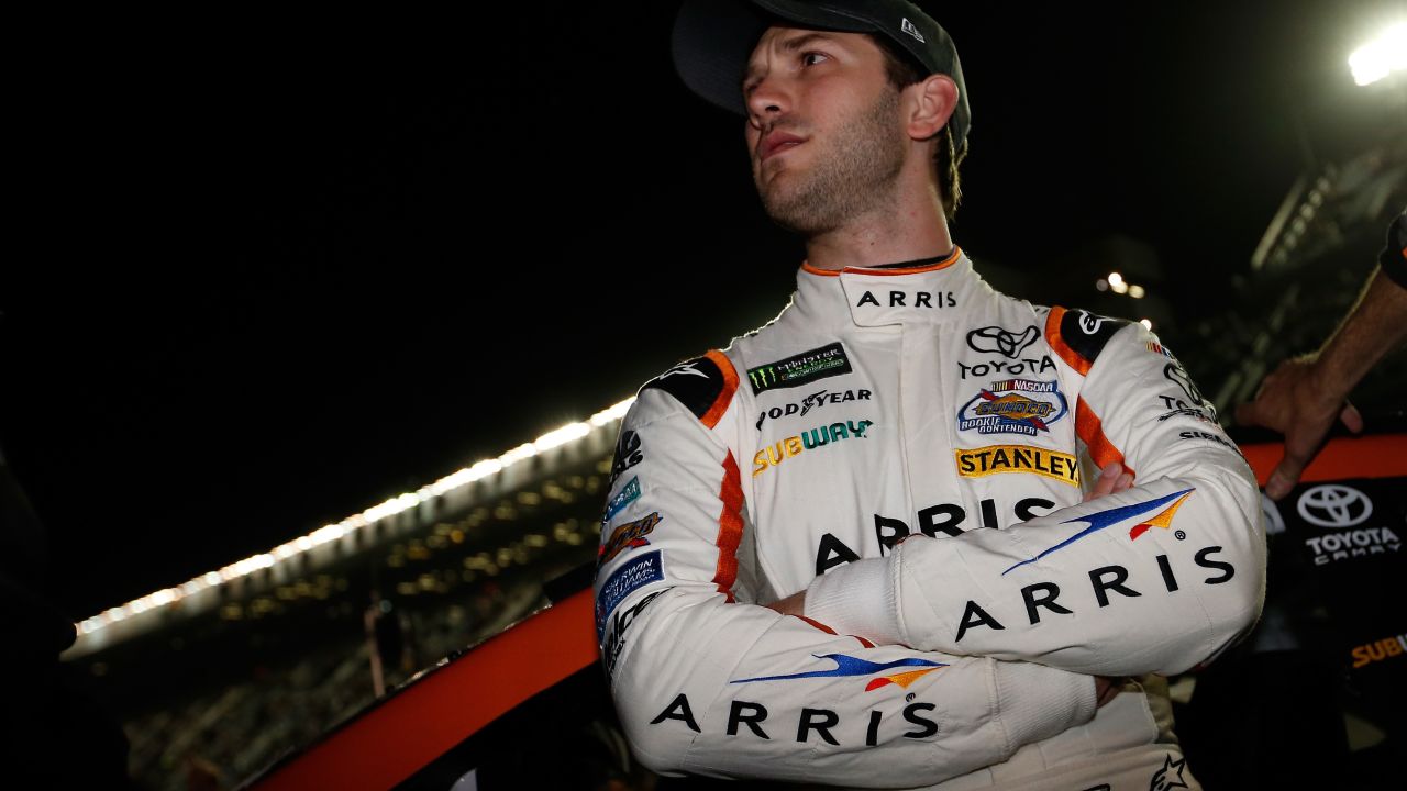 Daniel Suarez prior to the Monster Energy NASCAR Cup Series Can-Am Duel 1 at Daytona International Speedway on Thursday in Daytona Beach, Florida.