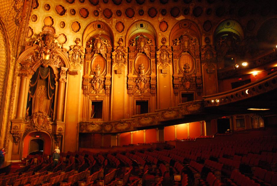 It's fitting that the Coen brothers chose to make use of this storied Los Angeles landmark for their sharp satire of 1950s Hollywood. The French Baroque-inspired Los Angeles Theatre has hosted countless premieres since it opened in 1931, but has been closed to the public since 1994. Today it stands as an opulent relic of a bygone era.