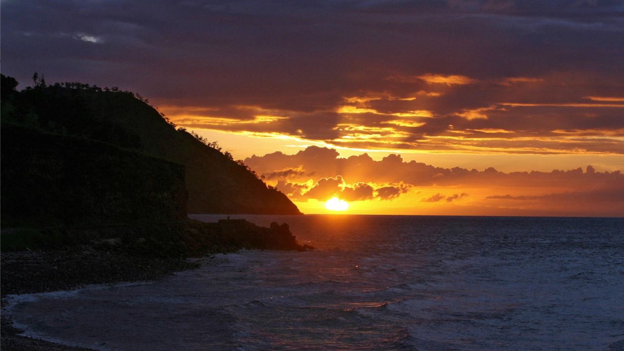 Enjoy stunning sunsets by the sea.