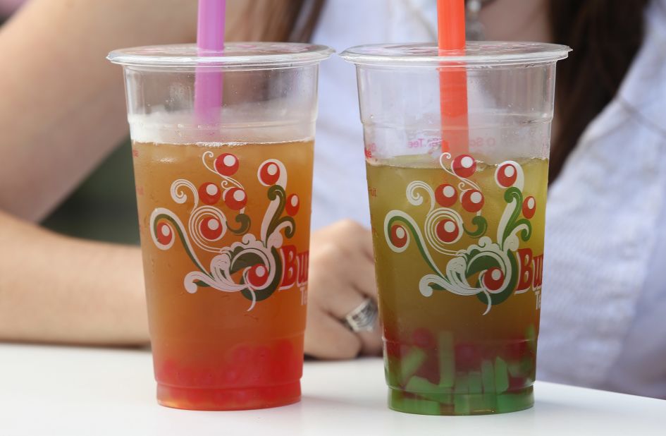 <strong>Bubble Tea, Taiwan: </strong>What happens when tea is fused with milk, fruit syrups and balls of tapioca? You get bubble tea, which began in Taiwan and has since gone global.