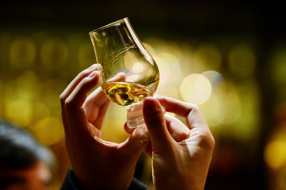 <strong>Scotch whisky, Scotland</strong>: Whether single malt or blend, whisky is best enjoyed straight.