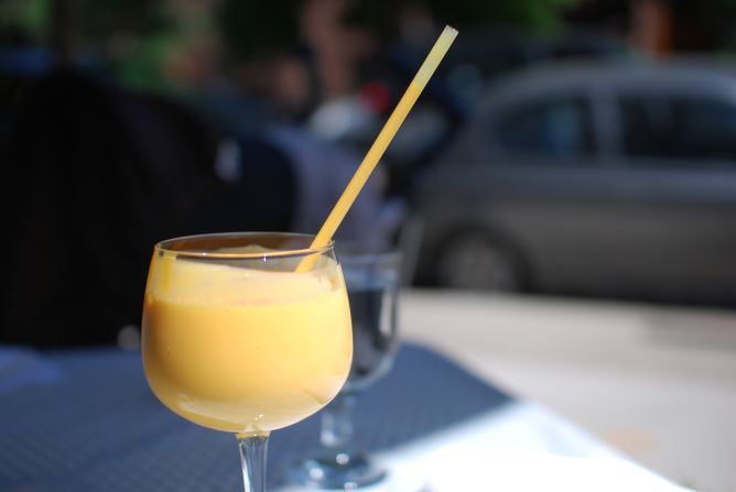 <strong>Mango lassi, India: </strong>This cooling summer drink is perfect for a hot day -- mango, yoghurt and milk make a creamy magic.