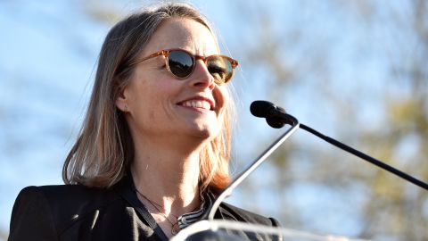  Actress Jodie Foster told the crowd: "This year is a very different year. It's time to show up." 