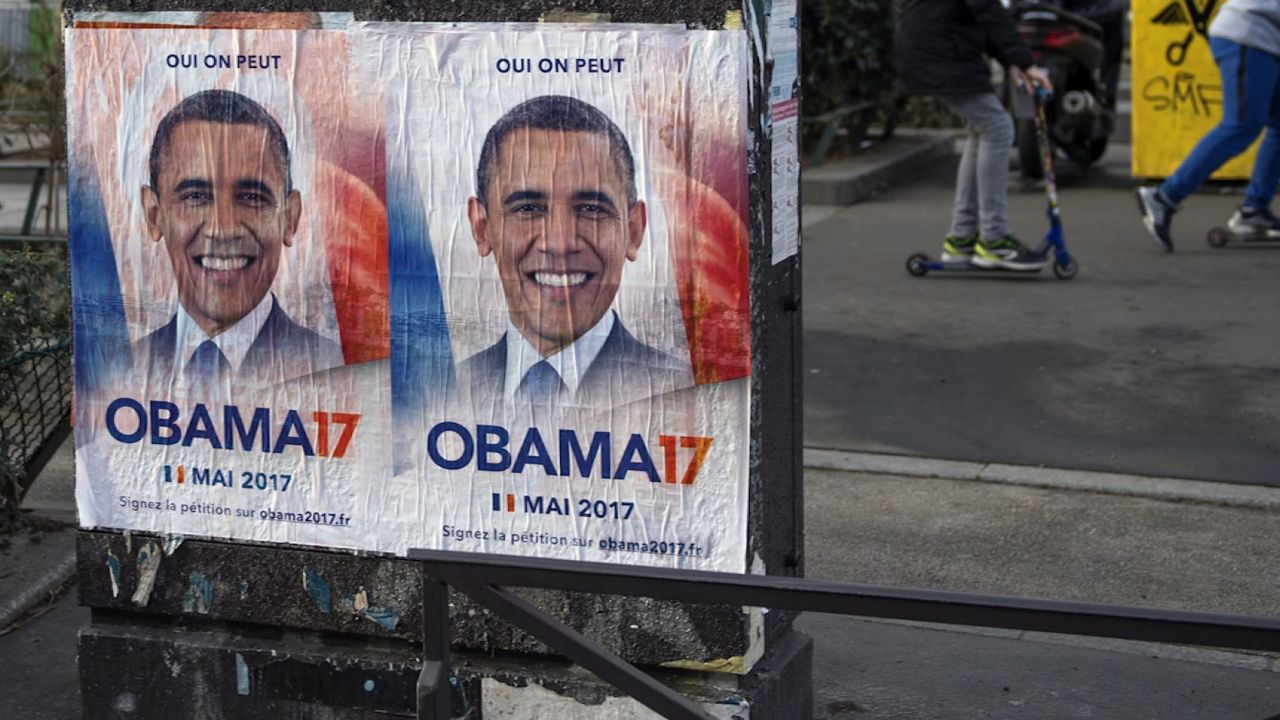 Barack Obama France Election Poster