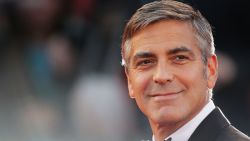VENICE, ITALY - SEPTEMBER 08:  Actor George Clooney attends "The Men Who Stare At Goats" premiere at the Sala Grande during the 66th Venice Film Festival on September 8, 2009 in Venice, Italy.  (Photo by Gareth Cattermole/Getty Images)