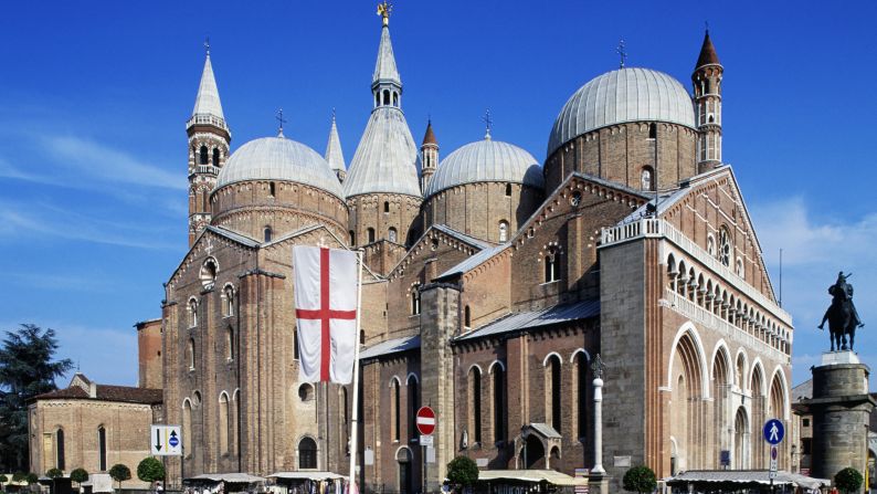 Saint Anthony, often invoked by Catholics when they've lost something, is buried at the Basilica of Saint Anthony in Padua, Italy. The church also houses a large reliquary containing his tongue. According to church legend, when Saint Anthony's body was exhumed years after his death, most of his body had turned to dust. His tongue, however, is said to have appeared moist and alive.