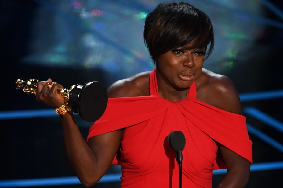 Viola Davis was also victorious in 2017, winning the award for best supporting actress in "Fences." 