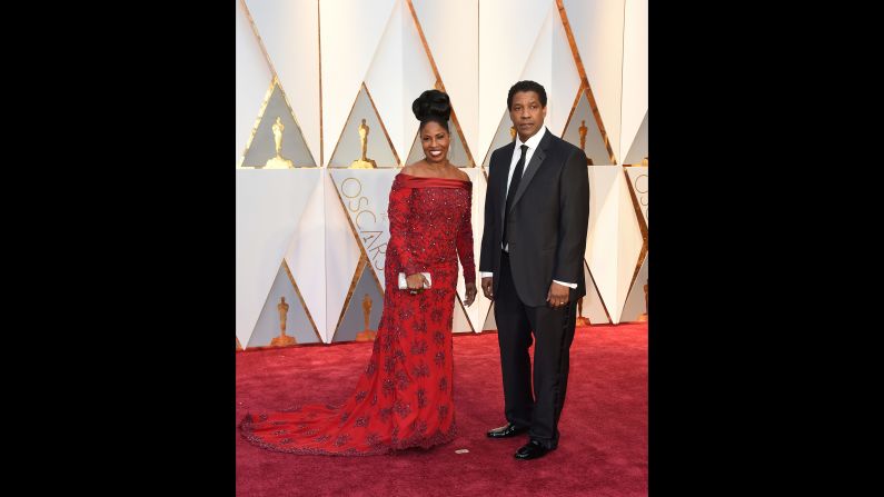 Pauletta and Denzel Washington