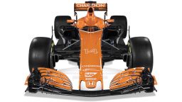 WOKING, ENGLAND - FEBRUARY 24: In this handout supplied by McLaren F1, the team unveil their new Formula One car for the 2017 season, the McLaren MCL32, on February 24, 2017 in Woking, England. (Photo by McLaren F1 via Getty Images)