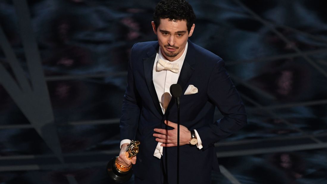 Damien Chazelle became the youngest person ever to win a best director Oscar. The 32-year-old won for "La La Land," which won six awards on the night.