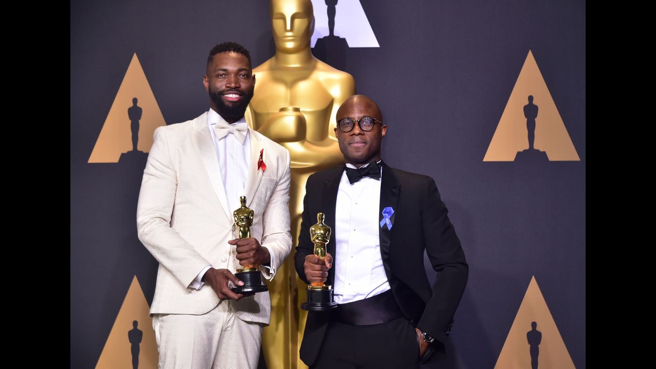 The African-American screenwriting team Tarell Alvin McCraney and Barry Jenkins won best adapted screenplay for "Moonlight" in 2017.