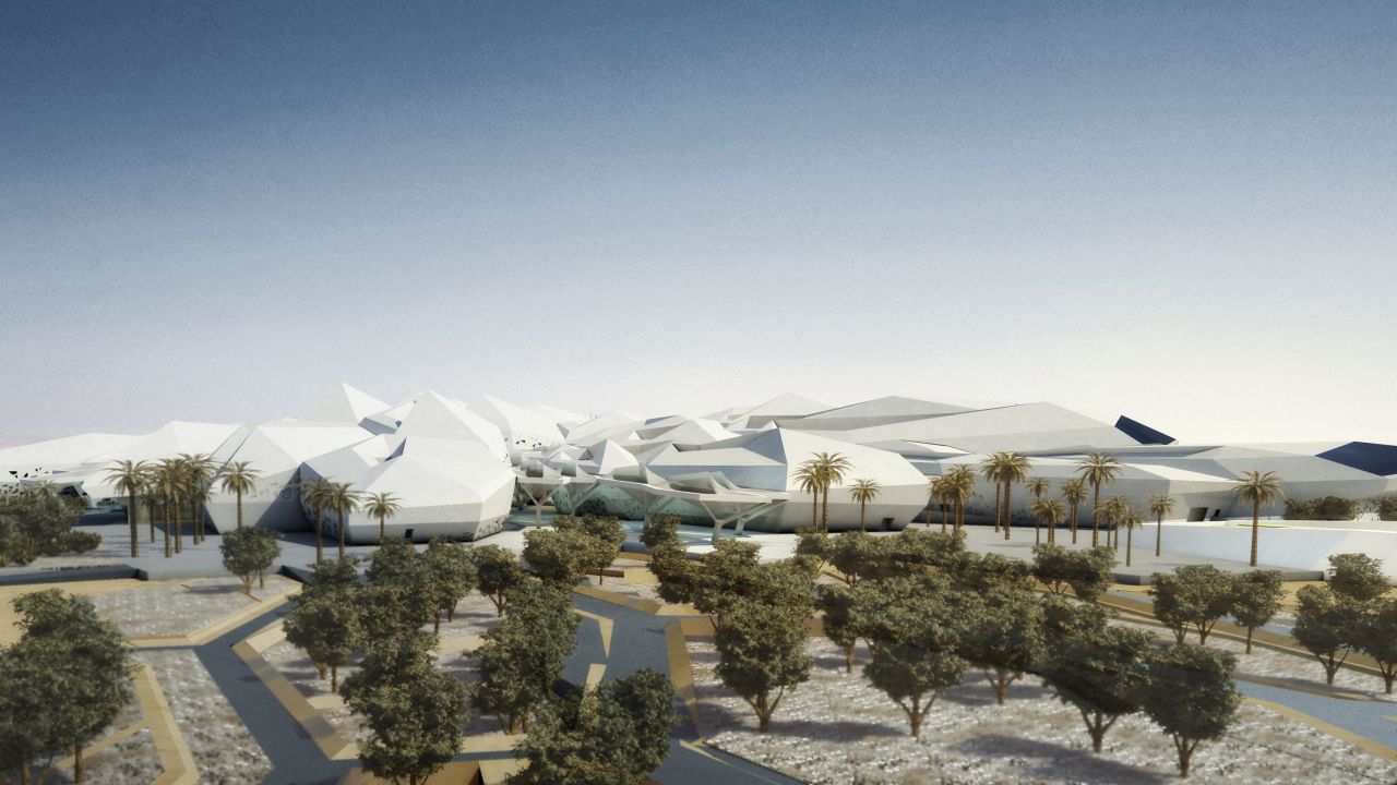 The impressive King Abdullah Petroleum Studies and Research Center, Riyadh, Saudi Arabia is currently in the works.