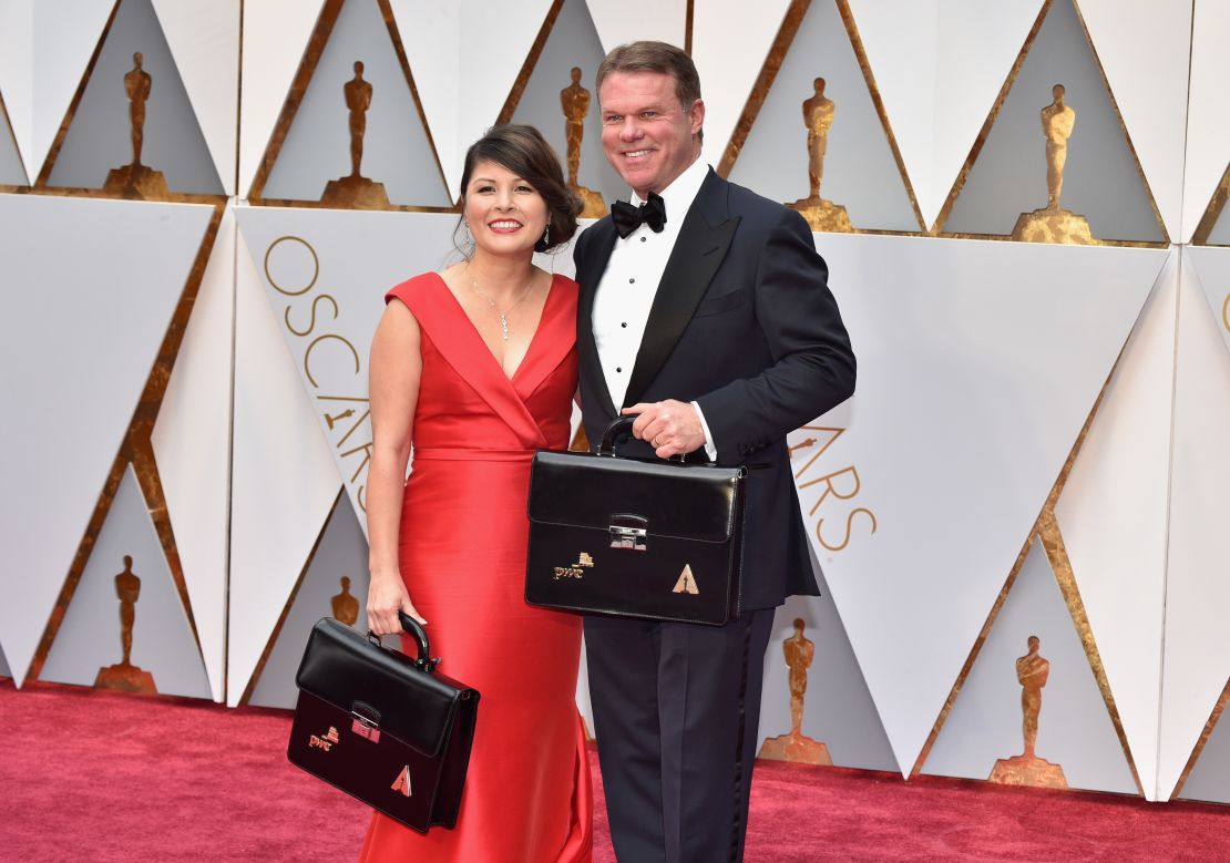 PwC representatives Martha Ruiz and Brian Cullinan