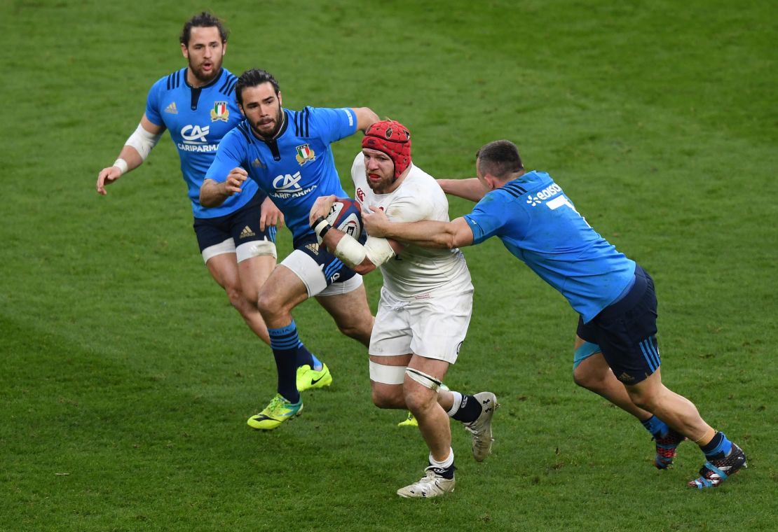 James Haskell was one of the England players frustrated by Italy's tactics