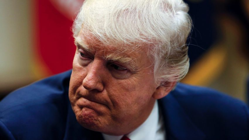 President Donald Trump leads a listening session with health insurance company CEO's in the Roosevelt Room of the White House, February 27, 2017 in Washington, DC.