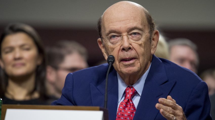 Business investor Wilbur Ross, Jr., testifies during his confirmation hearing for Secretary of Commerce before the Senate Commerce, Science and Transportation committee on Capitol Hill in Washington, DC, January 18, 2017. 