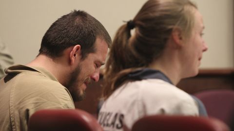 Jose Torres and Kayla Norton await sentencing at the Douglas County Courthouse.