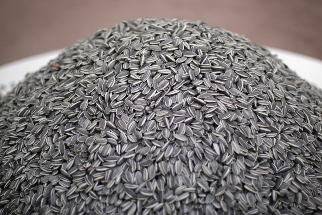Sunflower seeds are a national craze in Russia.