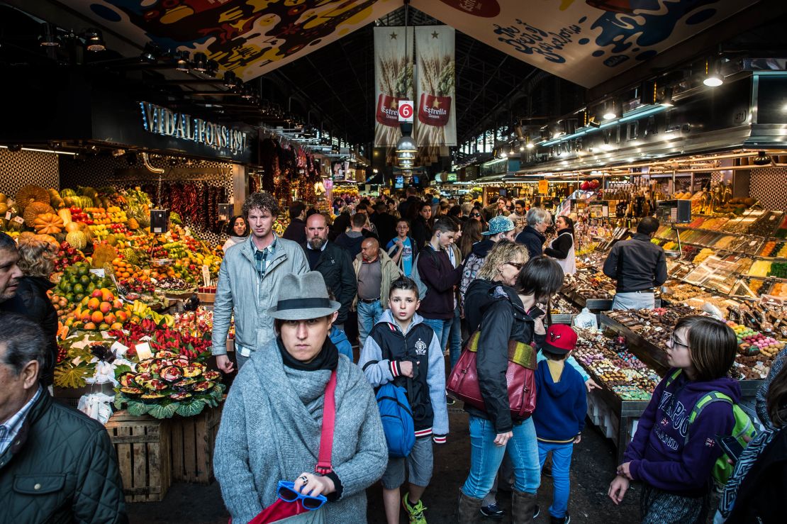 La Boqueria is situated in one of Barcelona's most fascinating buildings.