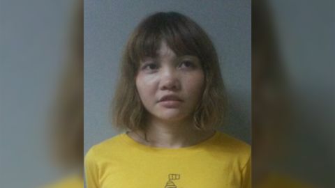 <strong>Doan Thi Huong, 30, from Vietnam</strong>, is also alleged to have played a role in the plot to kill Kim Jong Nam, the estranged half-brother of North Korean leader Kim Jong Un. She has not entered a formal plea but told the court on March 1 she was not guilty.