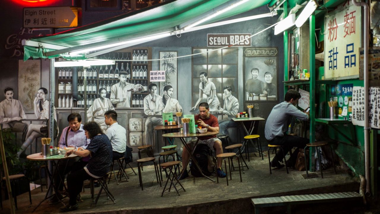 Hong Kong invented outdoor dining.