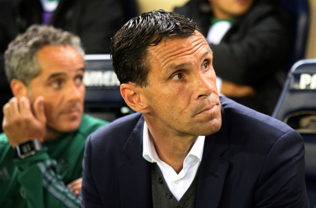 Poyet was appointed by Shenhua just over two weeks after being sacked by Spain's Real Betis. 