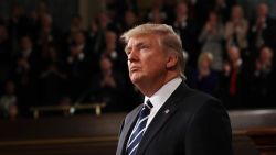 WASHINGTON, DC - FEBRUARY 28:  (AFP OUT) U.S. President Donald Trump addresses a joint session of the U.S. Congress on February 28, 2017 in the House chamber of the U.S. Capitol in Washington, DC. Trump's first address to Congress focused on national security, tax and regulatory reform, the economy, and healthcare. (Photo by Jim Lo Scalzo - Pool/Getty Images)
