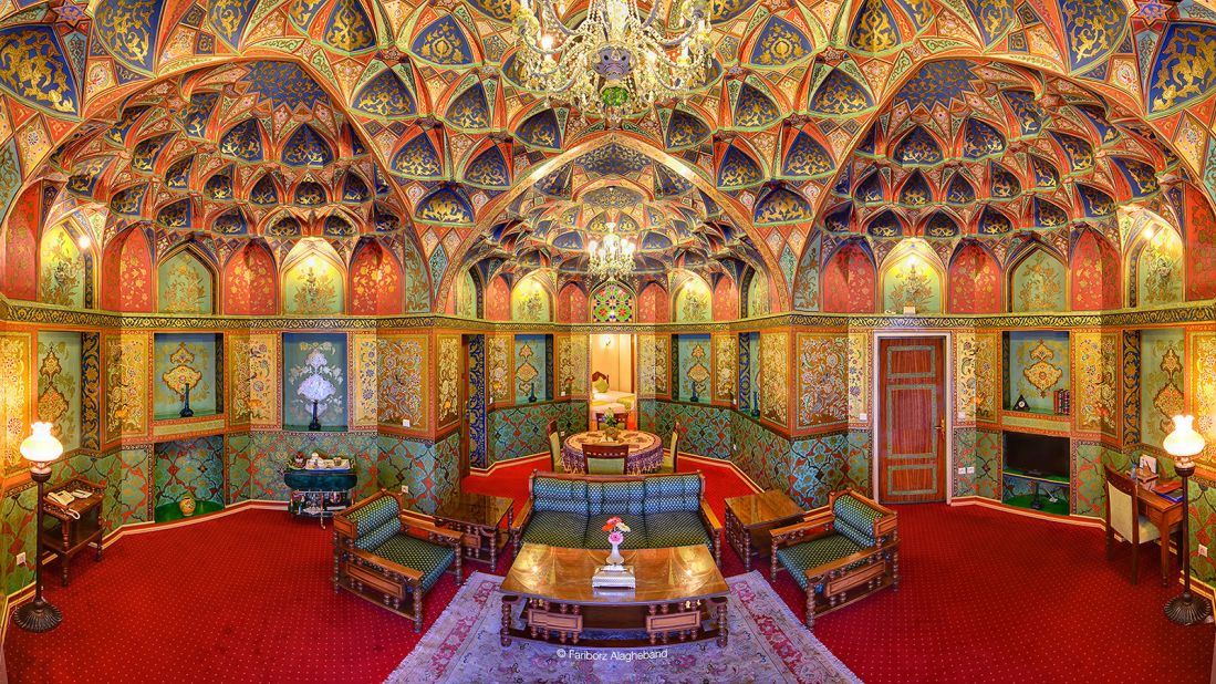 <strong>The most beautiful hotel in Iran?: </strong>Iran's oldest hotel might also be the country's, if not the region's, most beautiful. The Abbasi, which opened in the 1700s, represents authentic Persian design. (photo by <a href="https://www.instagram.com/alagheband/" target="_blank" target="_blank">Fariborz Alagheband</a>)