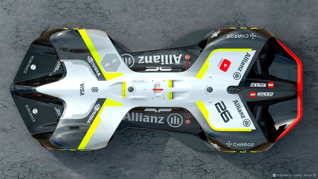 Automotive innovator Roborace has unveiled a design for the world's first self-driving, electric-powered 'Robocar.' 