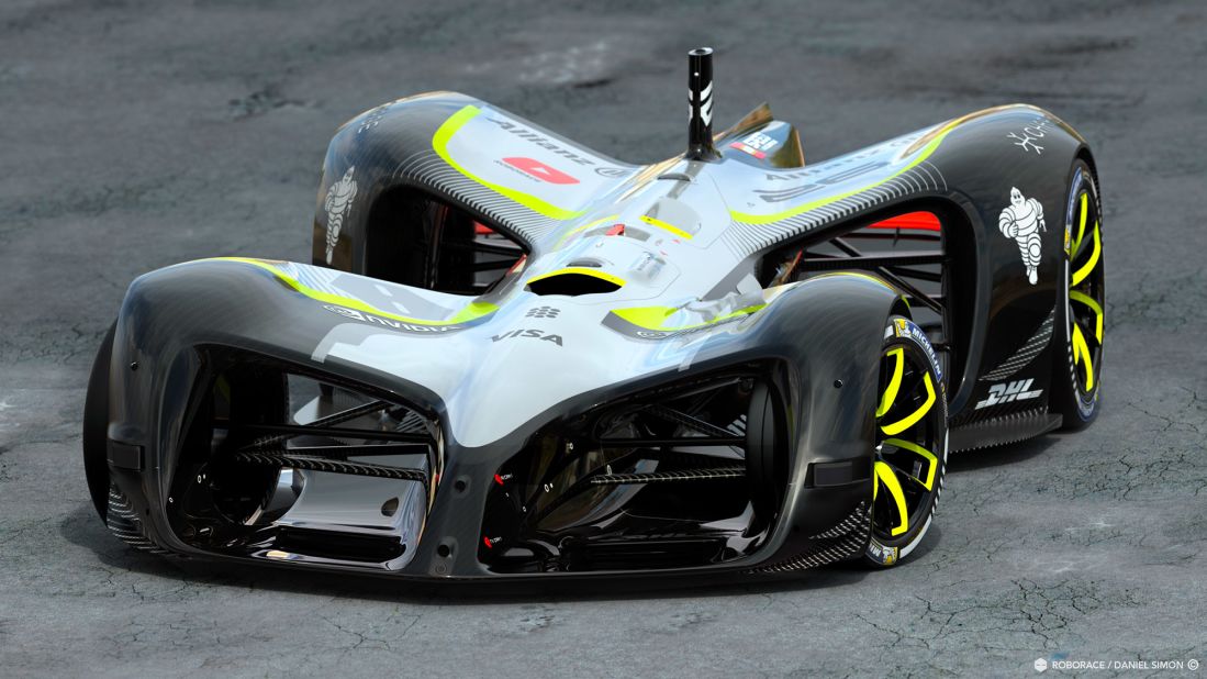 The car is predominantly made of carbon fiber and weighs 975 kilos. Designers believe the car will help change motorsport for the better, ushering in a cleaner, safer future.