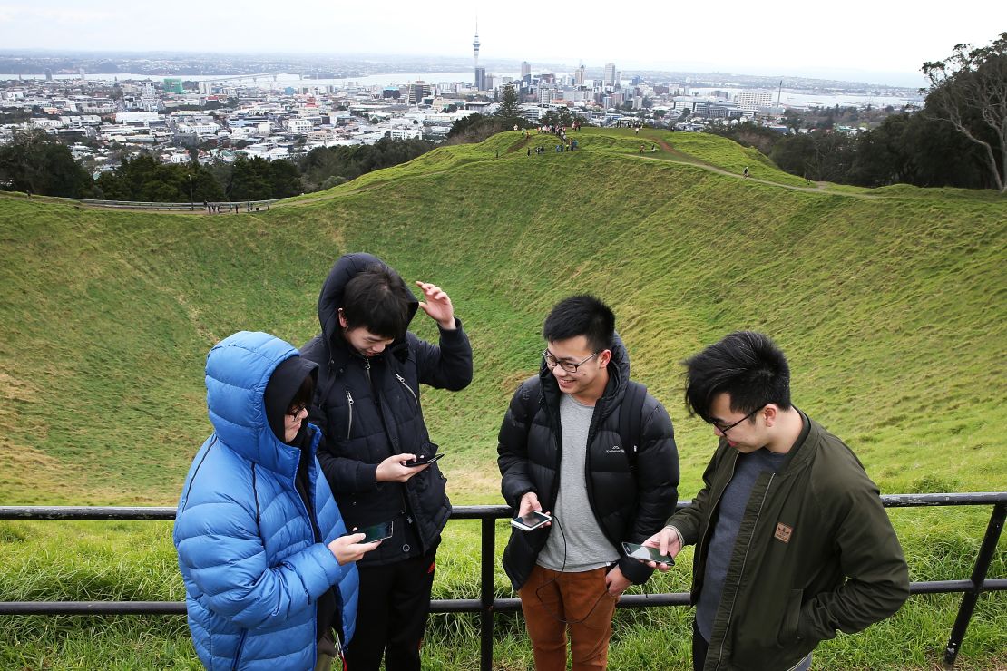 Maungawhau's crater is 50 meters deep.