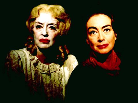 Relishing character parts, Davis, left, tore into the role of Baby Jane Hudson, an alcoholic ex-child star who torments her crippled sister, Blanche. She was largely responsible for the character's macabre makeup. "Jane's appearance, I felt, was fascinating -- and just exactly the way she would look," she told author Whitney Stine for the 1974 biography "Mother Goddam." "I felt Jane never washed her face, just added another layer of makeup each day."