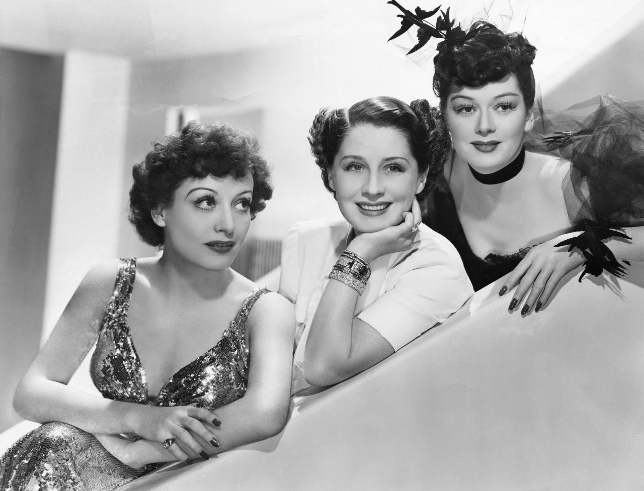 Davis wasn't the first actress who Crawford, left, battled in Hollywood. Her struggles with Norma Shearer, center, the queen of MGM, during the making of "The Women" (1939) were likely warm-ups for "Baby Jane." Crawford resented that Shearer got all the top parts, mainly because her husband, Irving Thalberg, was the studio's production chief. In the George Cukor comedy from Clare Boothe Luce's play, Crawford was a salesgirl out to steal Shearer's husband -- an unsympathetic role that would pave the way for her tougher, grittier performances in the '40s. Rosalind Russell, right, also starred.