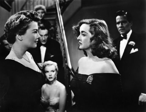 Like Crawford, Davis made remarkable comebacks during her long career, especially with Joseph L. Mankiewicz's "All About Eve," the 1950 best picture Oscar winner. As aging actress Margo Channing, Davis faces career and romantic threats from sneaky understudy Eve Harrington, played by Anne Baxter, left. Davis and Baxter vied for top actress honors, but both lost in a competitive year. "All About Eve" featured a newcomer named Marilyn Monroe, center. 