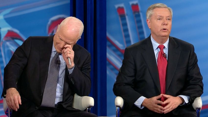 Graham and McCain emotional