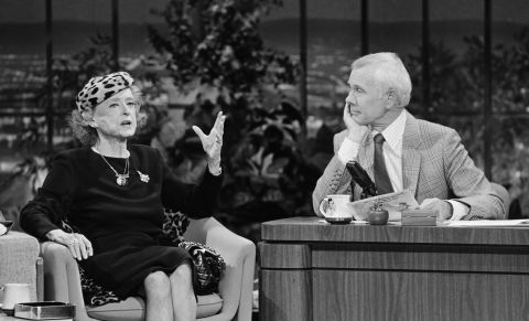 The elderly actress was a popular fixture on TV talk shows in her later years, including "The Tonight Show" with Johnny Carson in 1983. She survived Crawford by more than a decade, dying of breast cancer in 1989. During the 1980s, she had a mastectomy and then suffered a stroke that left her partially paralyzed in the face. But illness didn't prevent her from acting. "It is only work that truly satisfies," she said in her autobiography. 
