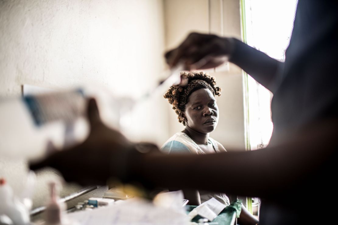 25 year old Dorcas Lanyero waits for a blood test during a visit to an IPPF-affiliated clinic in Gulu, Uganda.