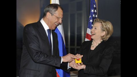 Kislyak was ambassador when then-Secretary of State Hillary Clinton presented Russian Foreign Minister Sergey Lavrorv with a 'reset' button.