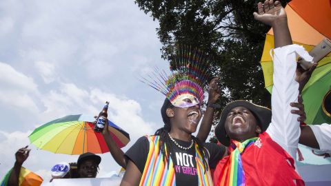 Nabagesera says if she left Uganda she would be abandoning the LGBT community.